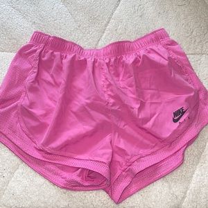 Pink Nike shorts